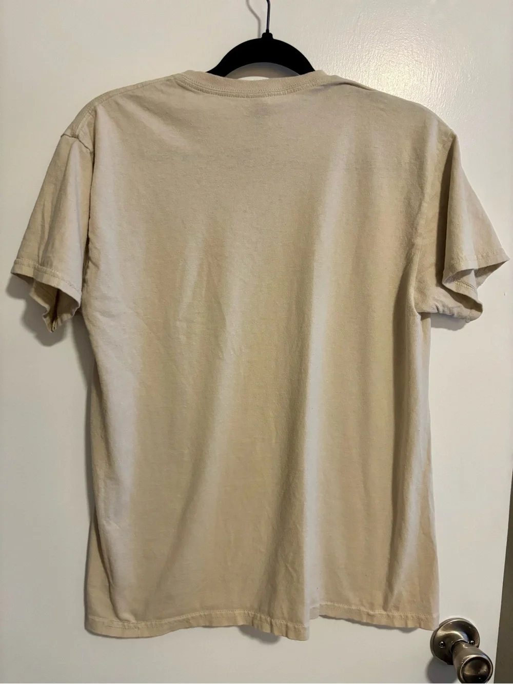 Messy Hair Don't Care Womens’ Graphic Tee - Cream color